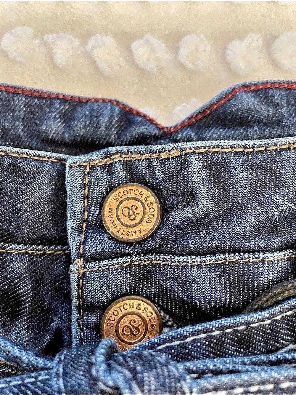 Scotch & Soda Free Spirit Straight Leg Jeans in Blue Waist 29 NWT - Picture 5 of 10